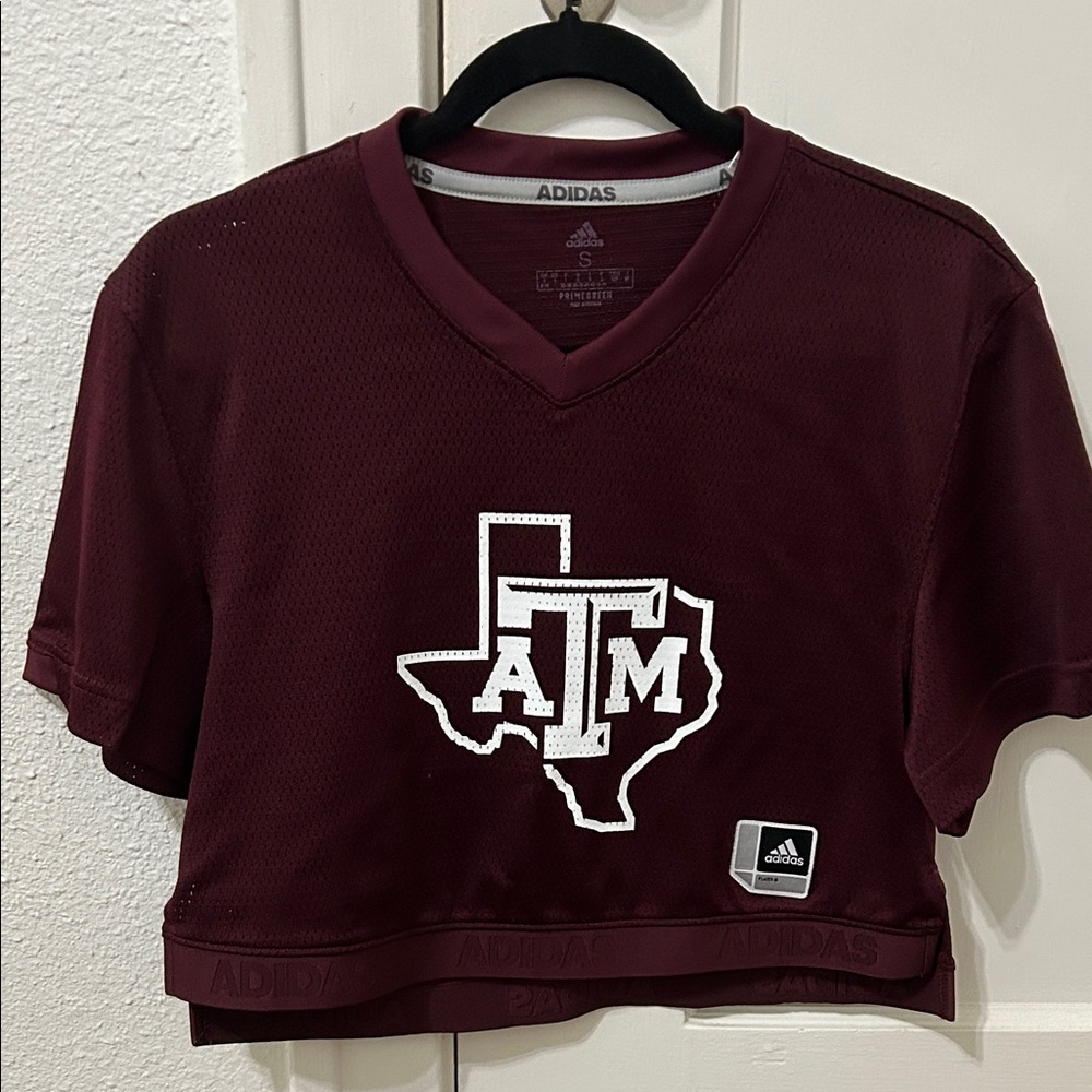 Texas A&M Adidas cropped jersey